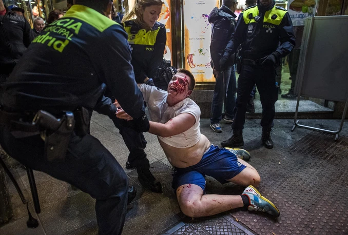 Vatrena uvertira: 3000 navijača Schalkea u Madridu, ima i uhapšenih