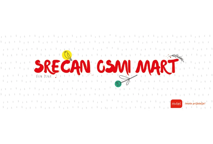 Kompanija m:tel damama čestita 8. mart