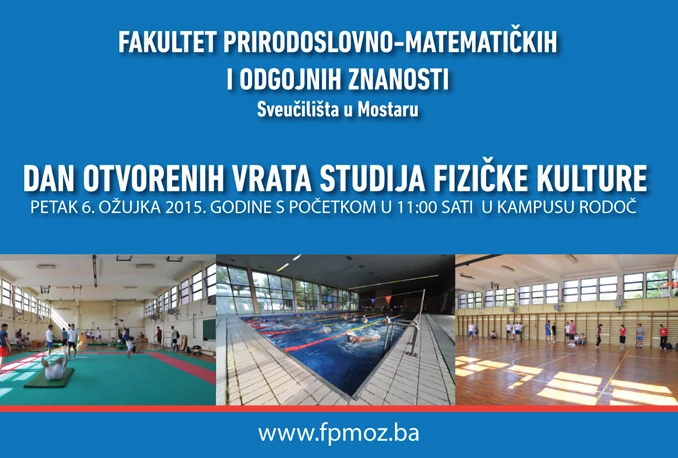 "Dan otvorenih vrata Studija Fizičke kulture" u Mostaru