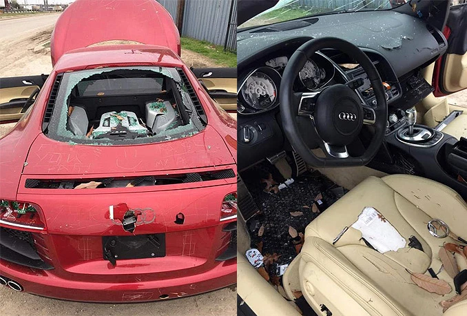 Prevarena žena suprugu Audi R8 rastavila na proste faktore
