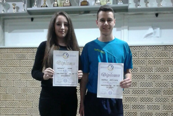 Ivona Knezović i Marko Vučijak plasirali se na Top 16 seniora