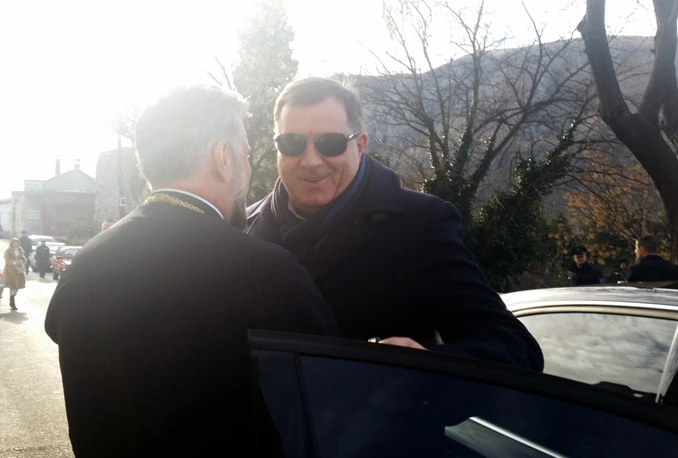 Vladika Grigorije, Dodik, Bodiroga, Zubac u Mostaru na slavi Eparhije zahumsko-hercegovačke