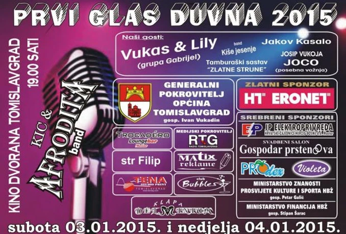 Prvi glas Duvna opet traži talente