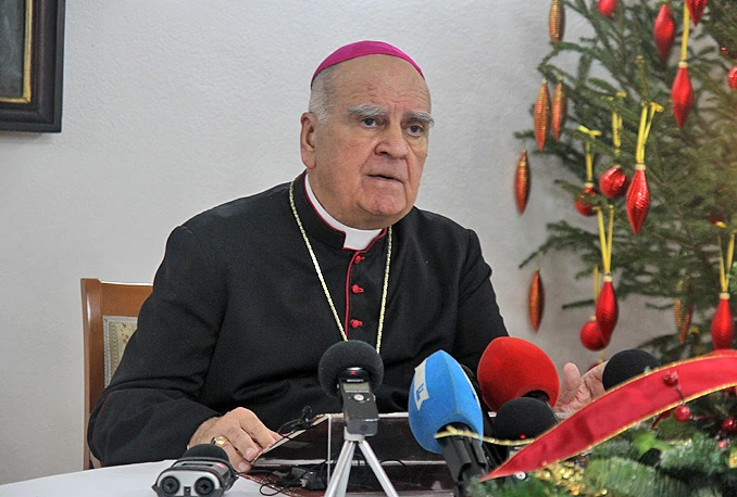 Božićna čestitka biskupa Ratka Perića