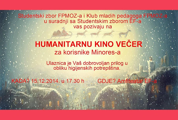 Humanitarna kino večer u Mostaru