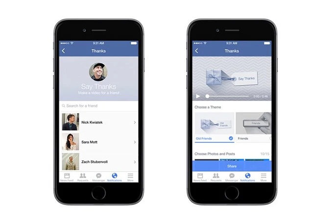 Pošaljite osobnu video poruku vašim prijateljima na Facebooku pomoću ‘Say Thanks’