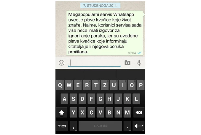 Megapopularni servis Whatsapp uveo dokaz o pročitanim porukama