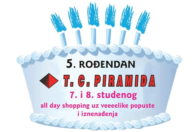 PC Piramida slavi 5. rođendan