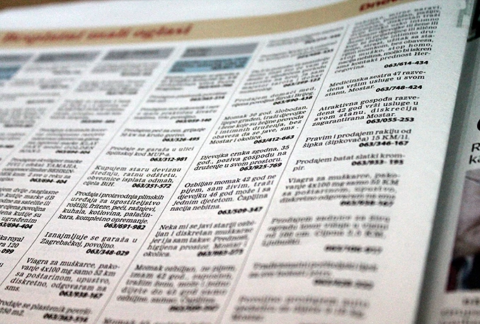 Oglasi: Hercegovac traži dvije blisko usko intimno povezane djevojke