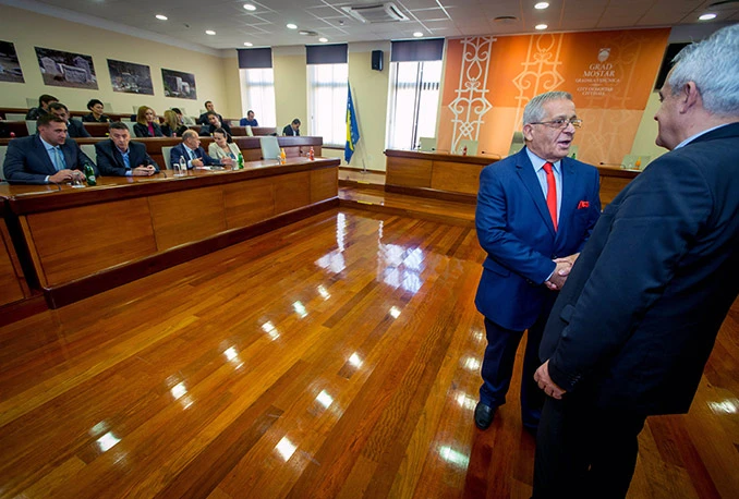 Gradonačelnik Bešlić upriličio prijem za novo rukovodstvo Sportskog saveza Grada Mostara