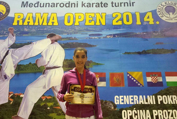 Zrinjskom četiri medalje, Stela Brkić zlatna
