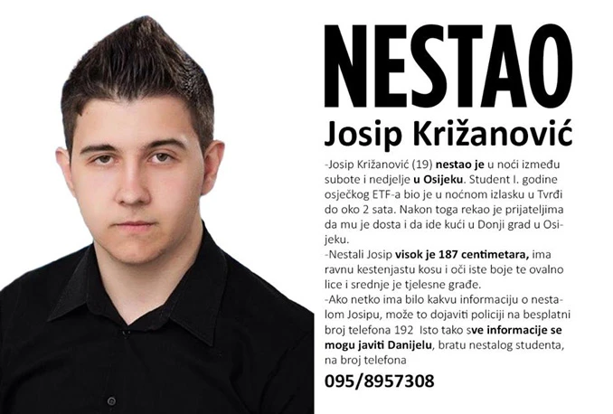 U Dravi kod Aljmaša pronađen mrtav 19-godišnjak koji je nestao prije osam dana