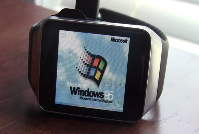Windows 95 na Samsung Gear Live pametnom satu