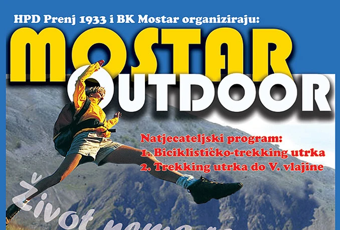 Poziv za sudjelovanje, navijanje ili promatranje sportsko-rekreativne utrke iznad Mostara