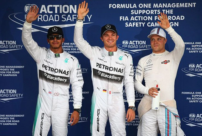 Rosbergu pole position