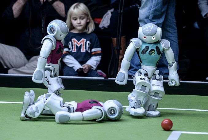 Turska protiv Njemačke: U Istanbulu roboti igrali nogomet