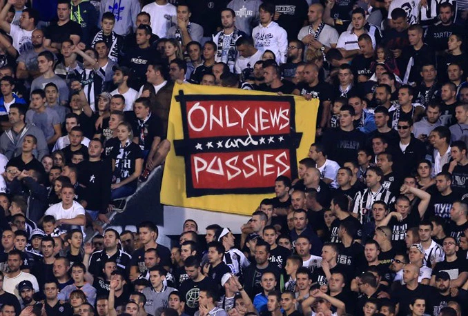 Partizan podnio prijavu zbog antisemitskog transparenta