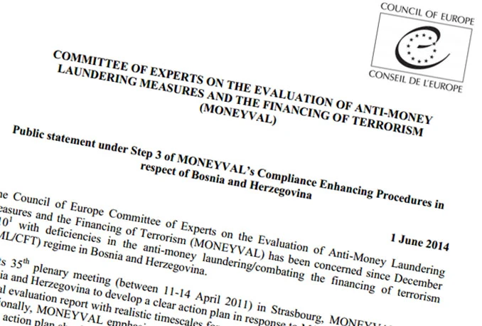 BiH nije završila na sivoj listi Moneyvala