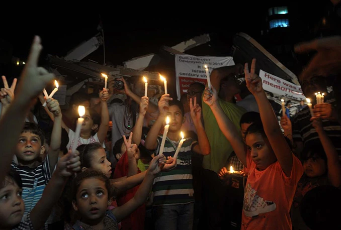 Prosvjed palestinske djece: Želimo živjeti u miru kao druga djeca svijeta