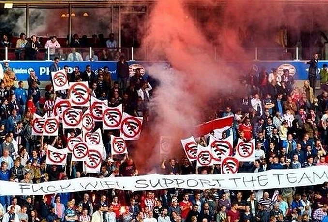 Navijači ne žele Wi-Fi na stadionu