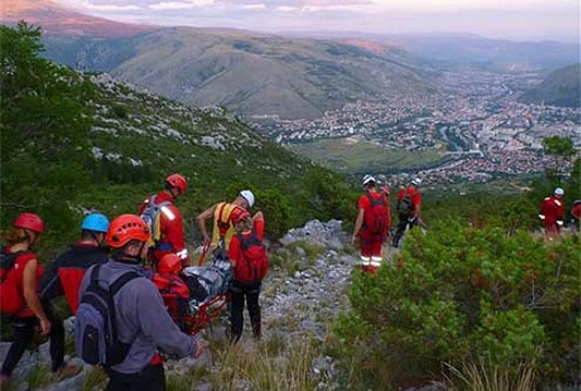 Službe spašavanja na Planinici iznad Mostara izveli vježbe spašavanja