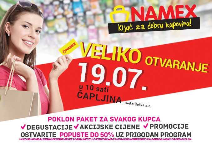Čapljina dobiva novi Namex supermarket