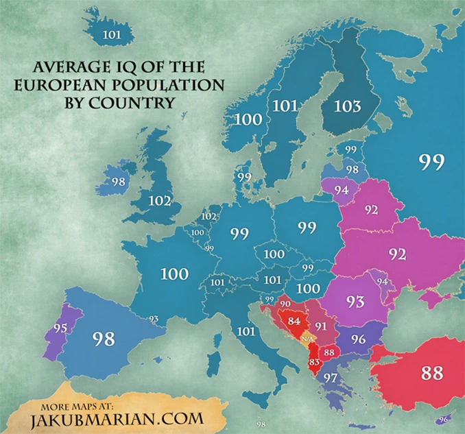 Prosječan kvocijent inteligencije bh. građana među najnižima u Europi