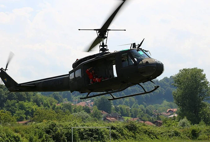 ISS Mostar i HGSS Mostar sudjelovali u obuci spašavanja helikopterom