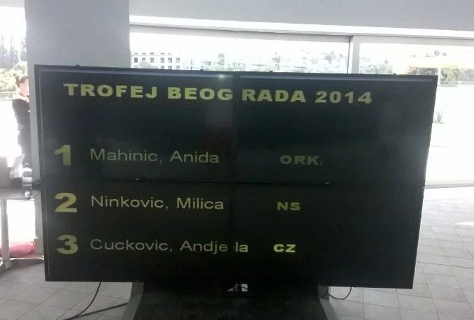 Anida Mahinić osvojila pet medalja na Trofeju Beograda