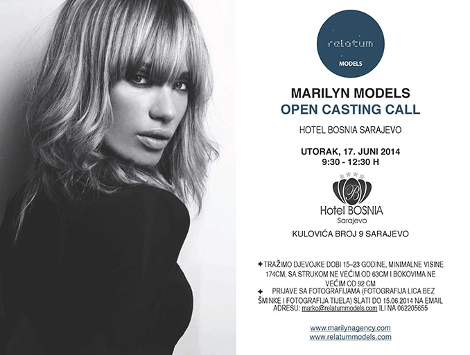 Marilyn Models Paris traži djevojke