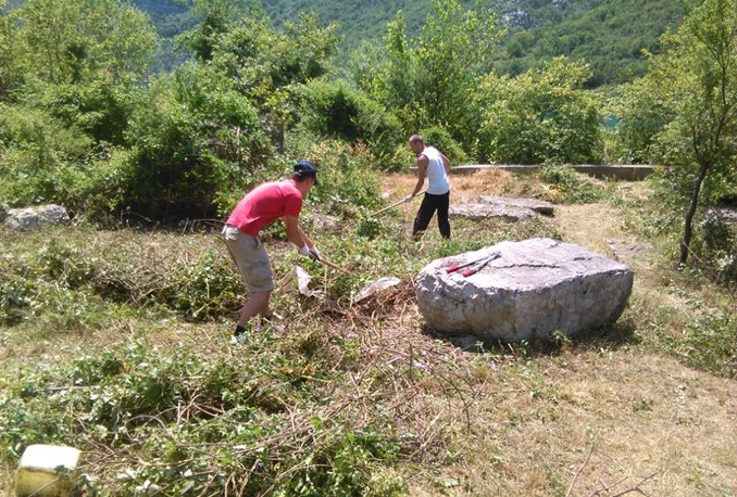 Akcija čišćenja nekropole sa stećcima Crkvina - Pod, Donji Jasenjani – Drežnica