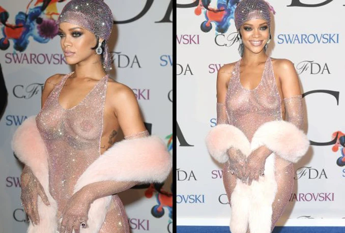 Rihanna novom haljinom pokazala previše?