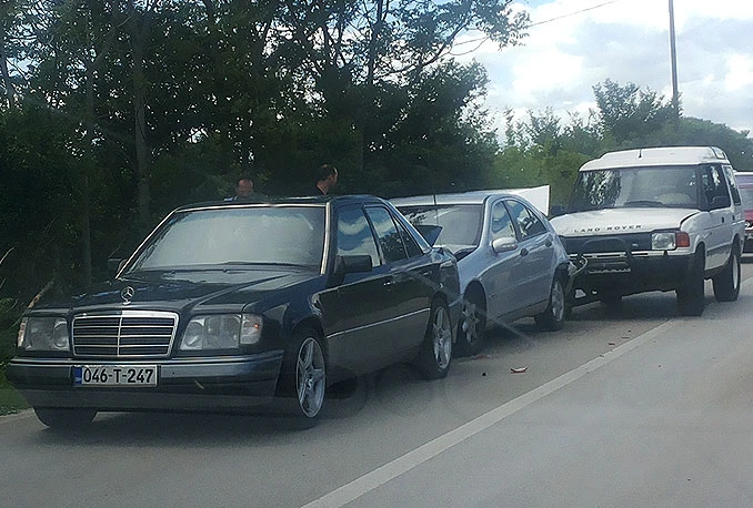 Lančani sudar na cesti Mostar - Široki Brijeg