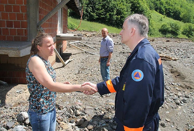 Lijanović: Važno je da građani nisu izgubili želju vratiti se u mjesta pogođena poplavom