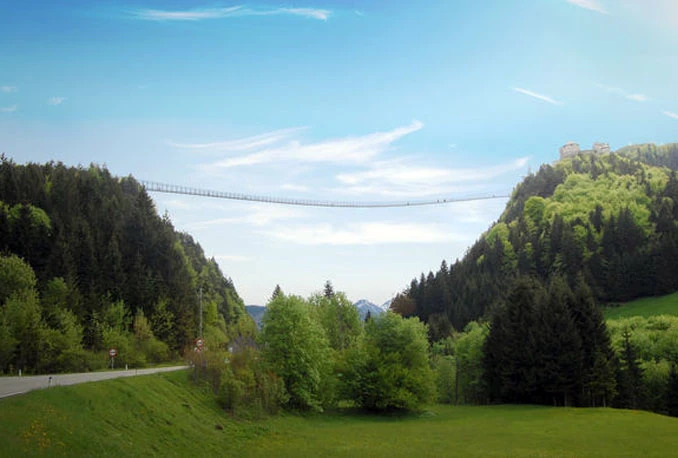 Austrija gradi najdulji viseći pješački most na svijetu