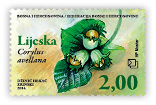 Mitovi i flora - lijeska: Nova markica HP Mostar