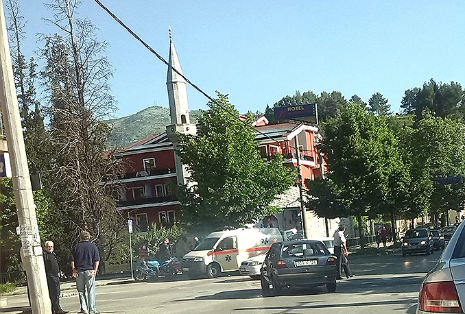 Sudar na križanju Ilićke i Biskupa Čule