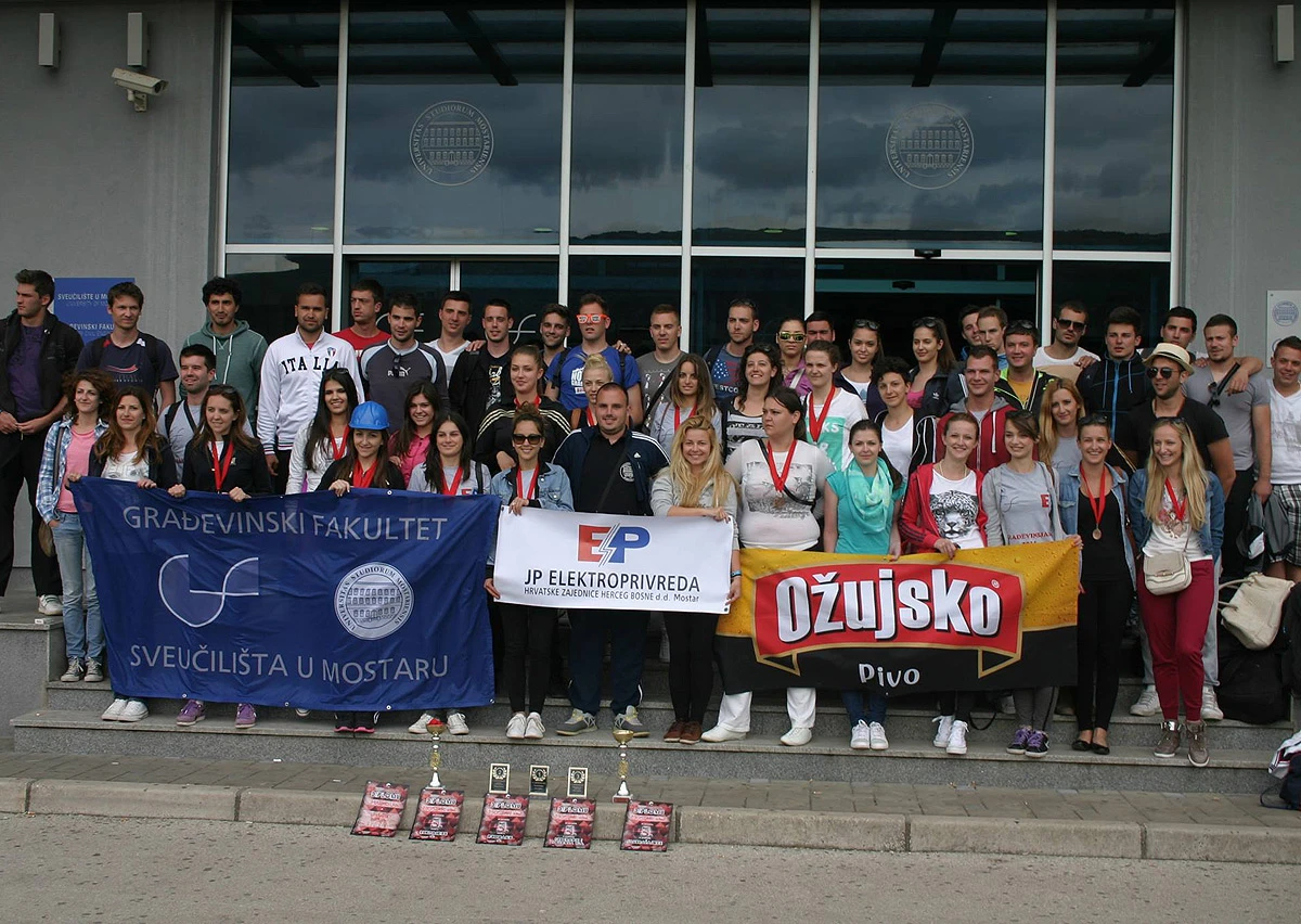 Građevinijada: Odličan nastup studenata Građevinskog fakulteta Sveučilišta u Mostaru