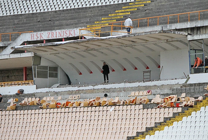 Počelo "šminkanje" stadiona Zrinjskog za europski nastup