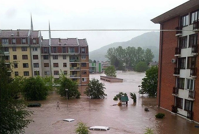 Čitav Maglaj je pod vodom