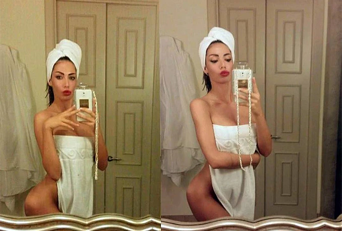 Sorajine fotke iz toaleta: Više otkrila nego pokrila