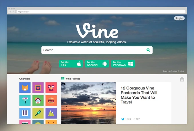 Vine objavio novi dizajn web stranice, od sada moguće pregledavati sve video uratke