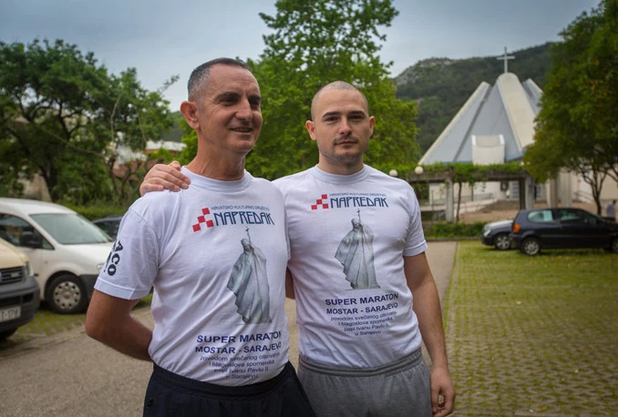 Aco Golo i njegov sin Tihomir krenuli na maraton do Sarajeva