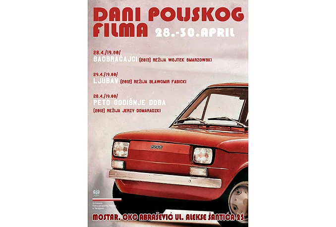 Mostarci će imati priliku vidjeti filmove iz poljske kinematografije