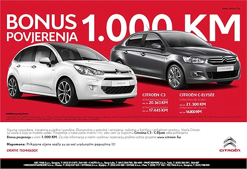 CITROËN vozila po akcijskim cijenama
