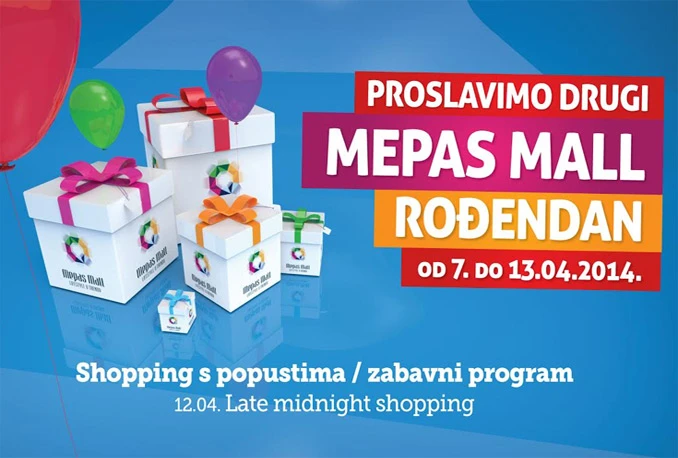 Proslavimo drugi Mepas Mall rođendan!