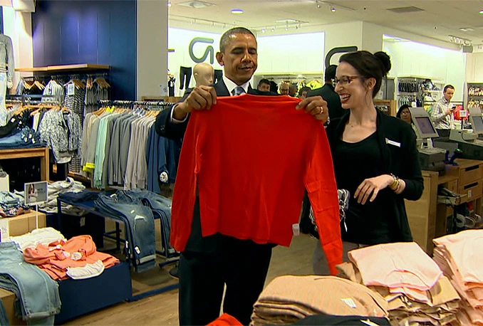 Obama u shoppingu: Ne nosi novčanik i sve plaća karticom