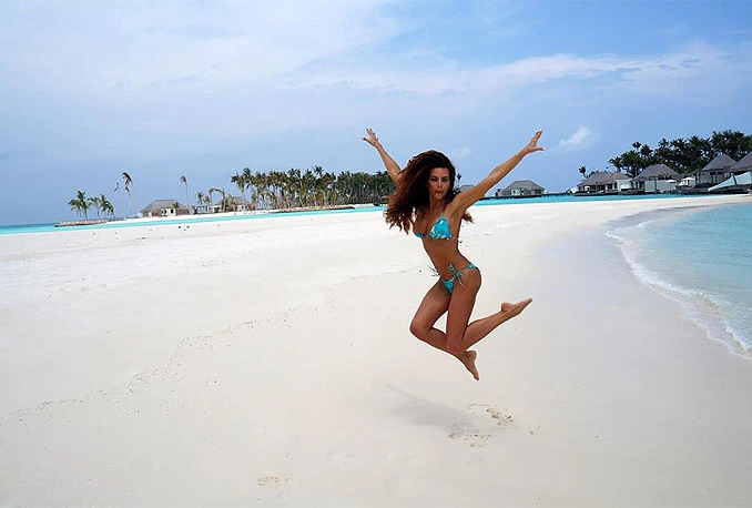 Nikolina uživa na Maldivima