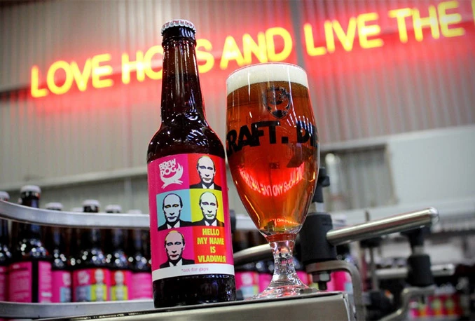 Zdravo ja sam Vladimir Putin i ovo pivo nije za gejeve