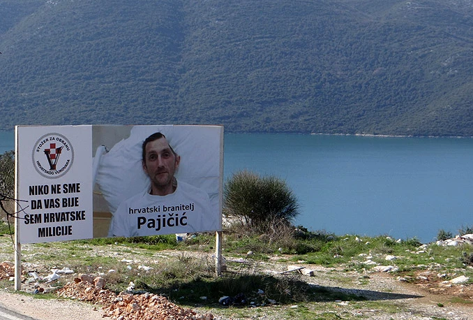 U Neumu jumbo-plakat sa likom Darka Pajičića